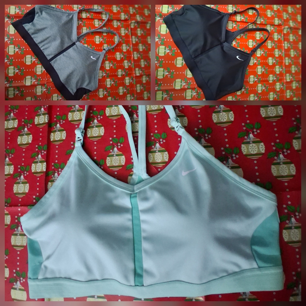 🔥Nike SET OF 3 Sports Bra Size XXL. MINT CONDITION